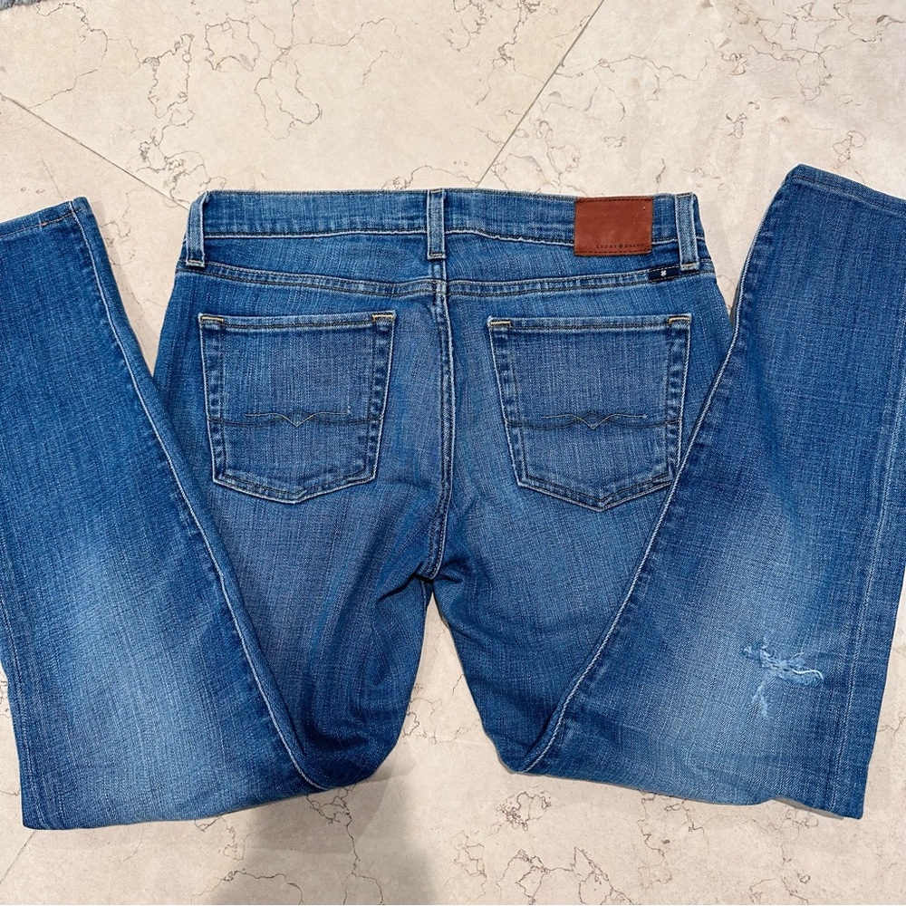 Lucky Brand Sienna Cigarette Jeans size 2/26 EUC - Picture 7 of 14
